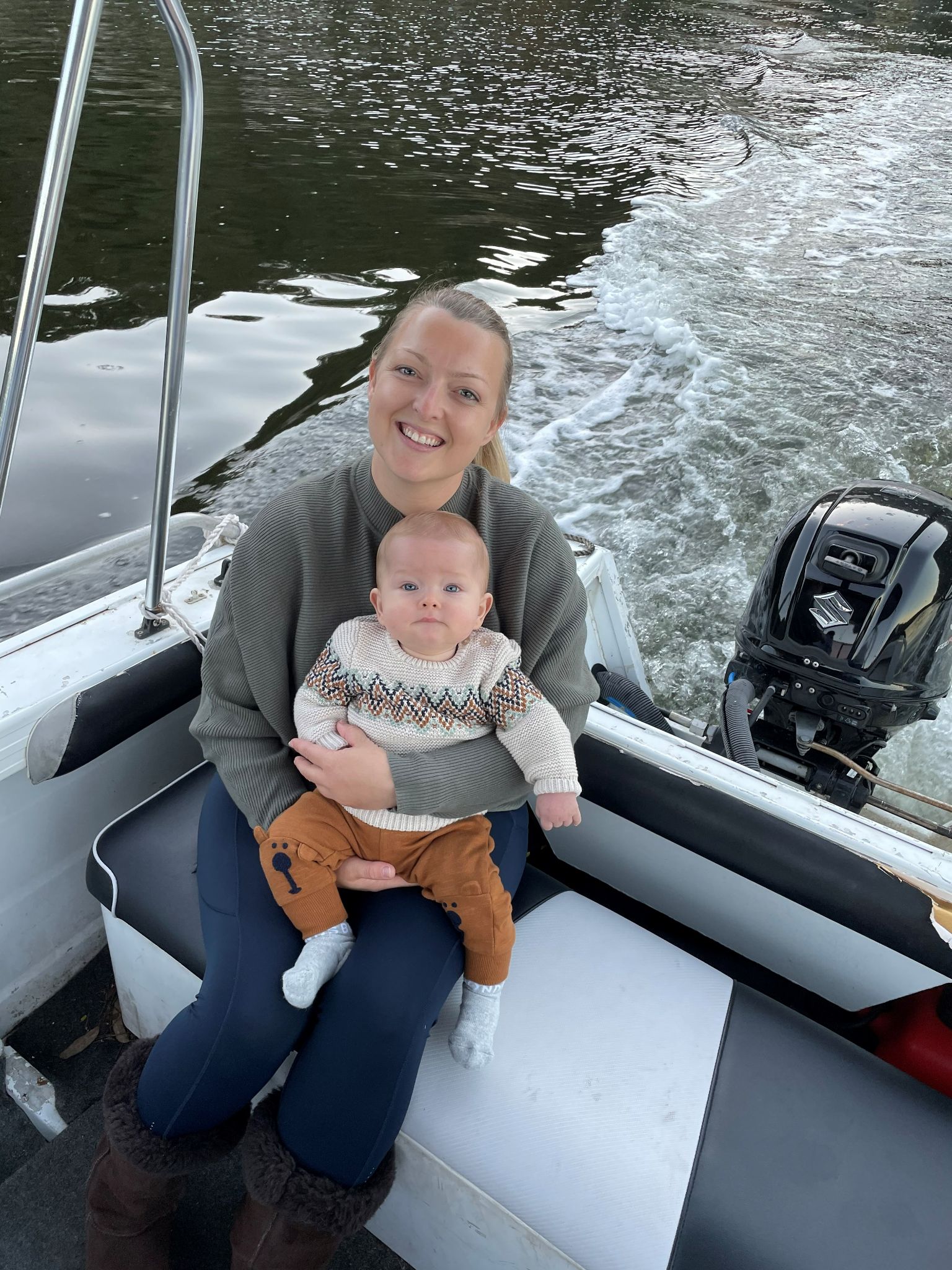 Edwina Stuckey and baby Victor | Parity family