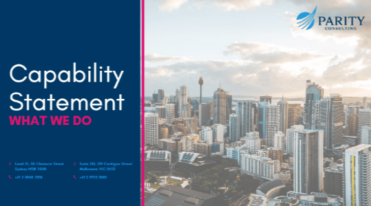 Parity Consulting Capability Statement